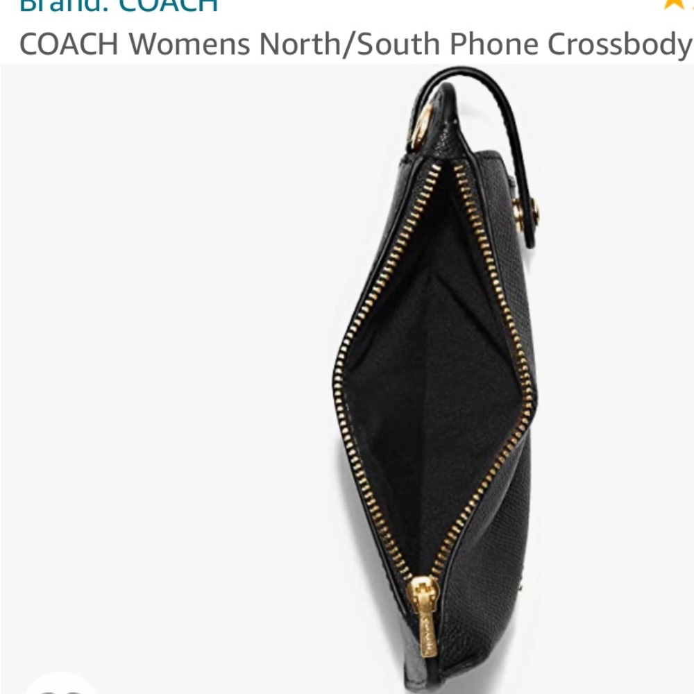 Coach leather wallet phone purse